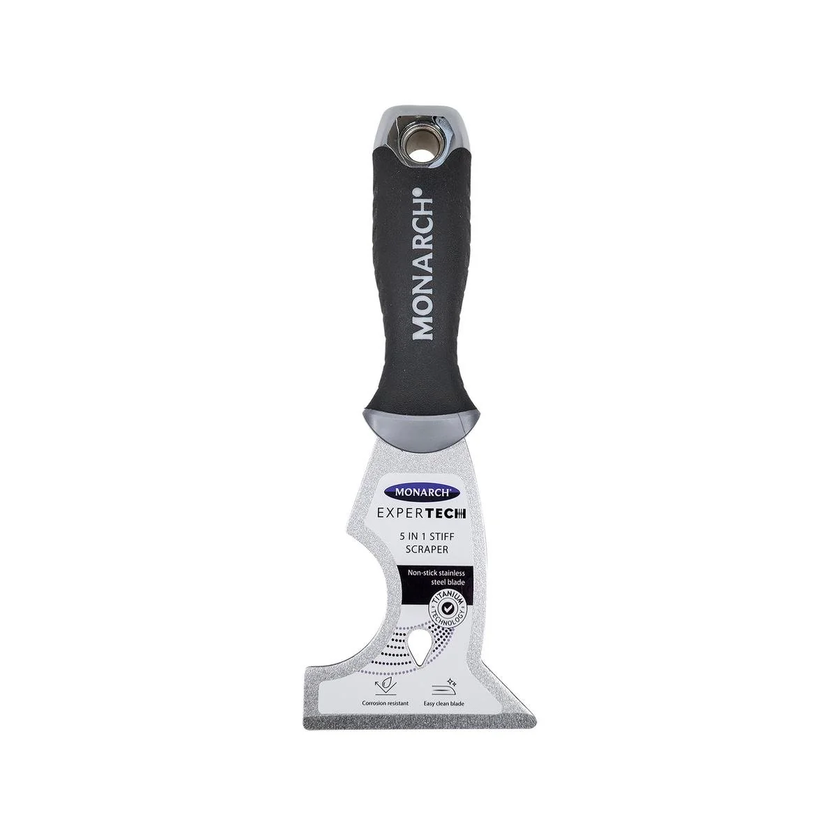 Monarch Expertech 5 in 1 Scraper - 75mm - Stainless Steel - Heavy Duty