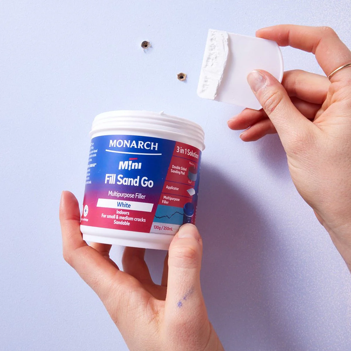 Monarch Mini Fill Sand Go Multipurpose Filler 130g - 0.250L - Indoor Use - Image 5