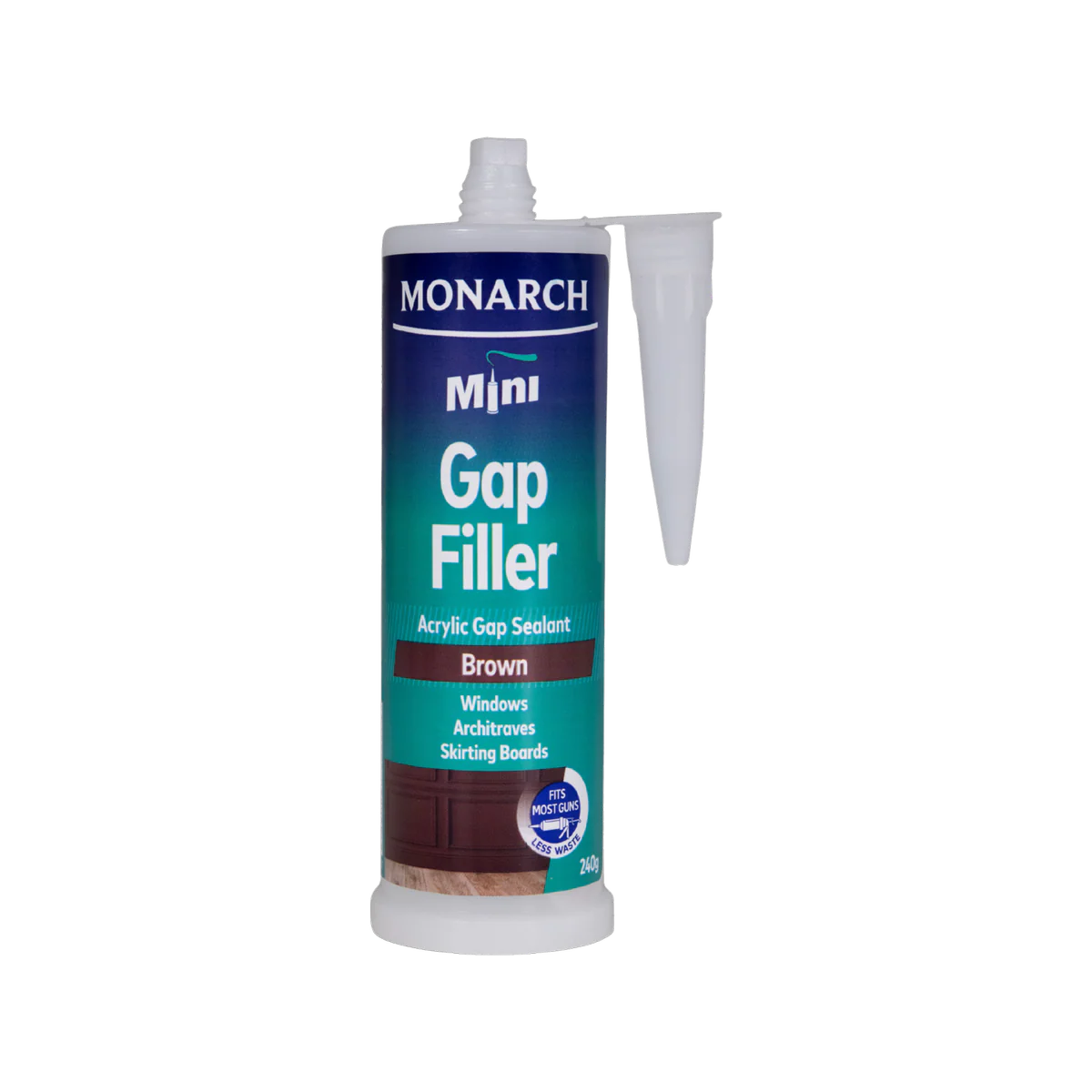 Monarch Mini Gap Filler 240g Brown Acrylic Sealant Superior Flexibility