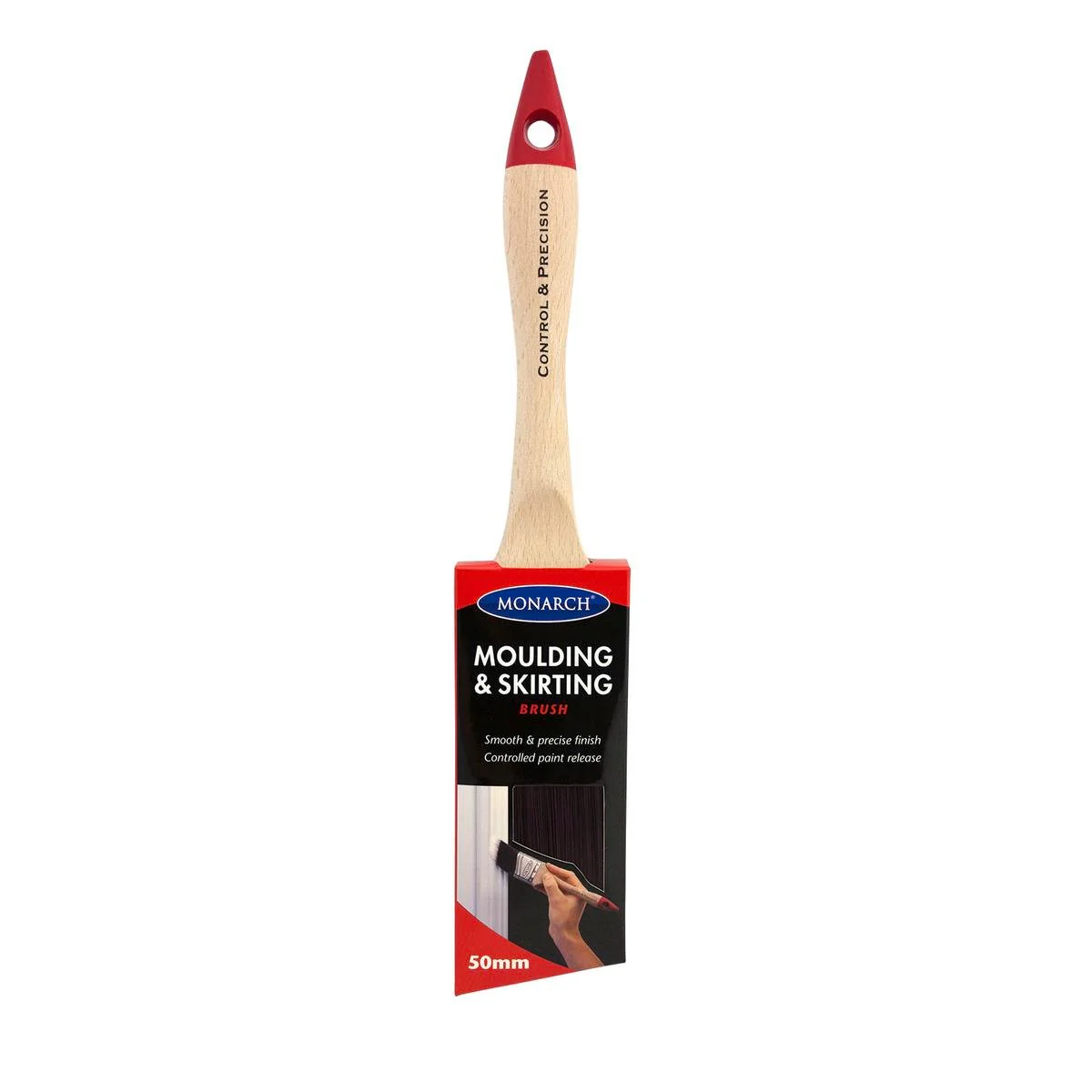 Monarch Moulding & Skirting Paint Brush - 50mm - Synthetic - Smooth Finish