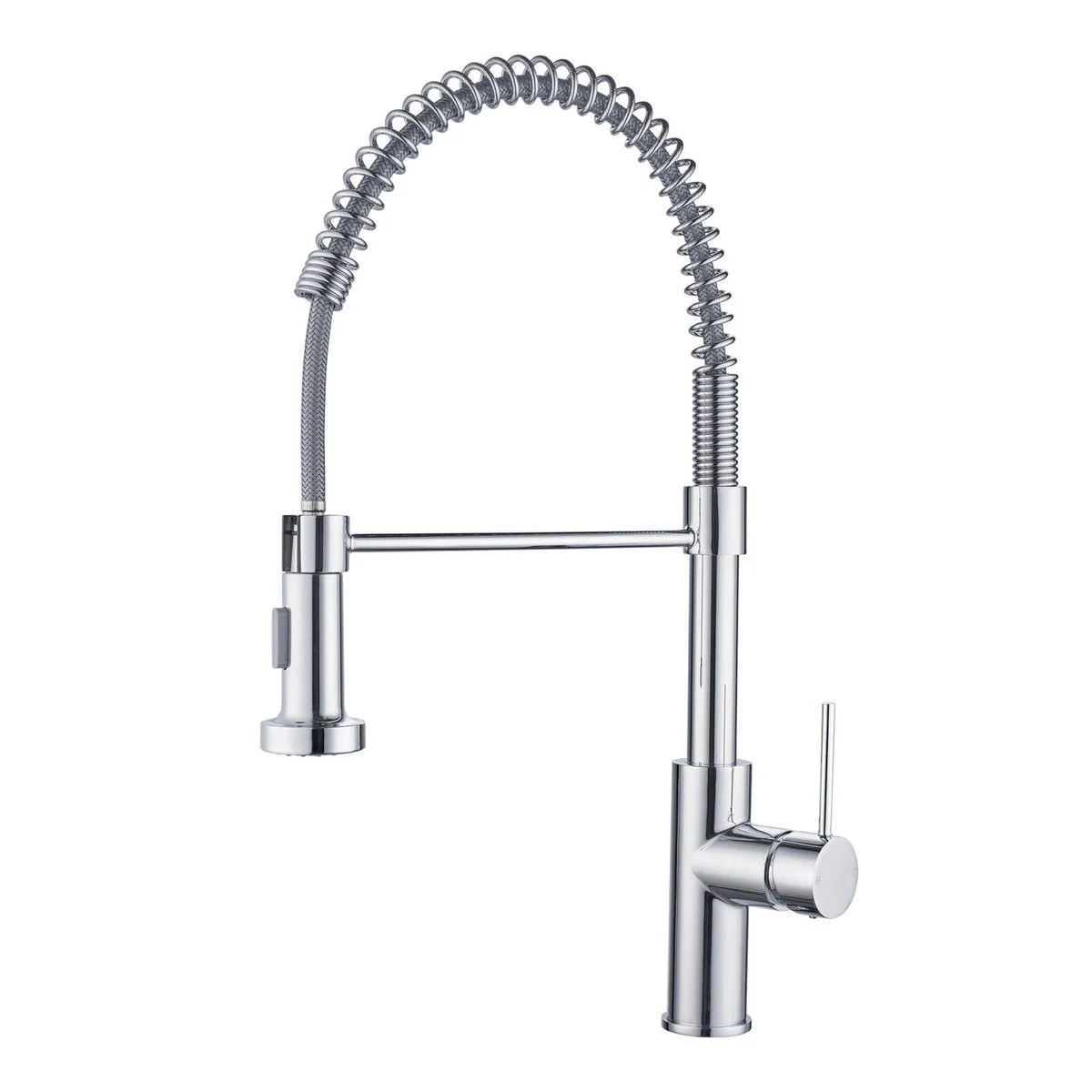 Mondella 35mm Chrome Sink Mixer - Dual Function Coil Pull Down
