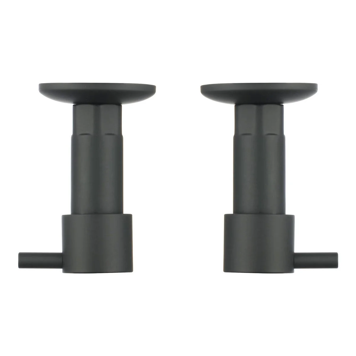 Mondella Black Matte Resonance 1/4 Turn Pin Lever Washing Machine Set - 1245mm x 76mm x 245mm - Ergonomic Design - Precise Water Control - Image 4