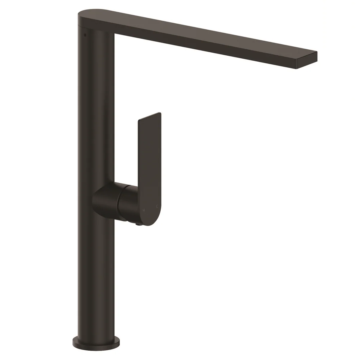 Mondella Black Matte Rococo Sink Mixer - 60mm x 470mm x 250mm - Lead-Free