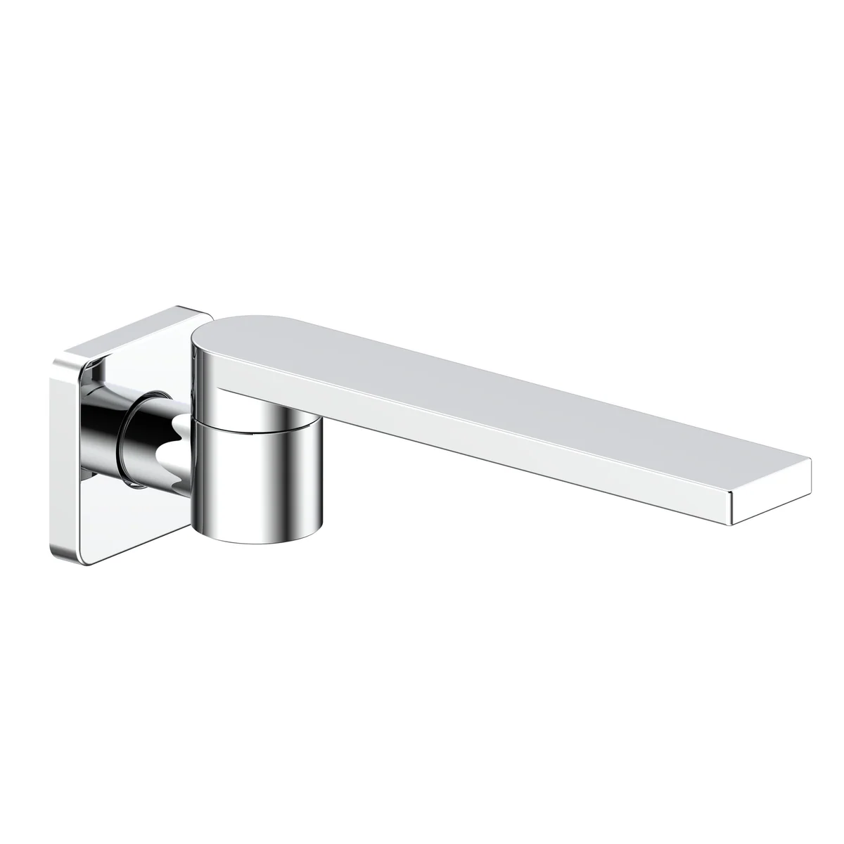 Mondella Chrome Rococo Swivel Bath Spout - 265mm x 65mm x 200mm - Lead-Free Stainless Steel