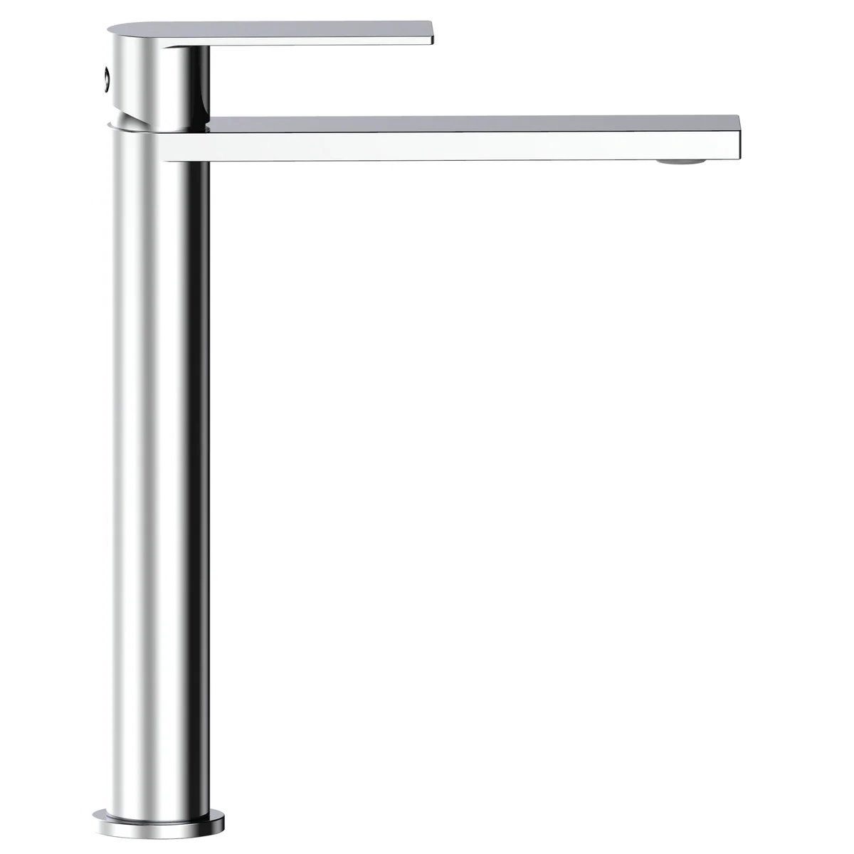 Mondella Chrome Rococo Tall Basin Mixer - 55mm x 400mm x 240mm - Lead-Free - Water-Saving - Image 2