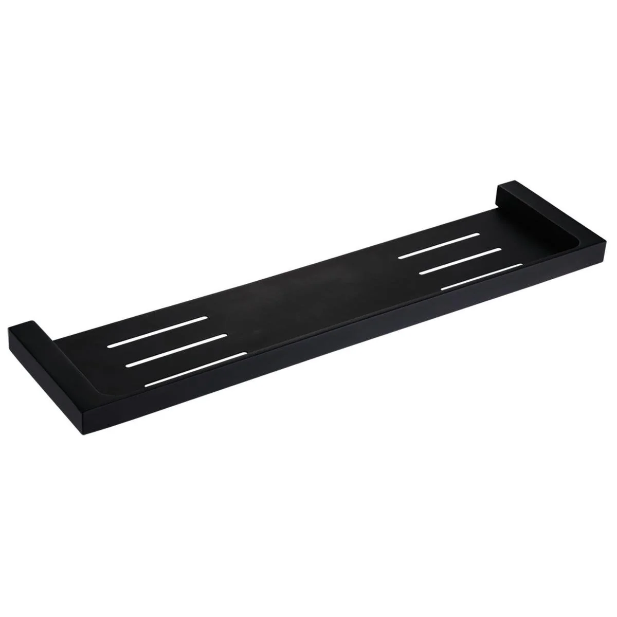 Mondella Matte Black Rumba Shower Shelf 450 x 110mm Metal Design