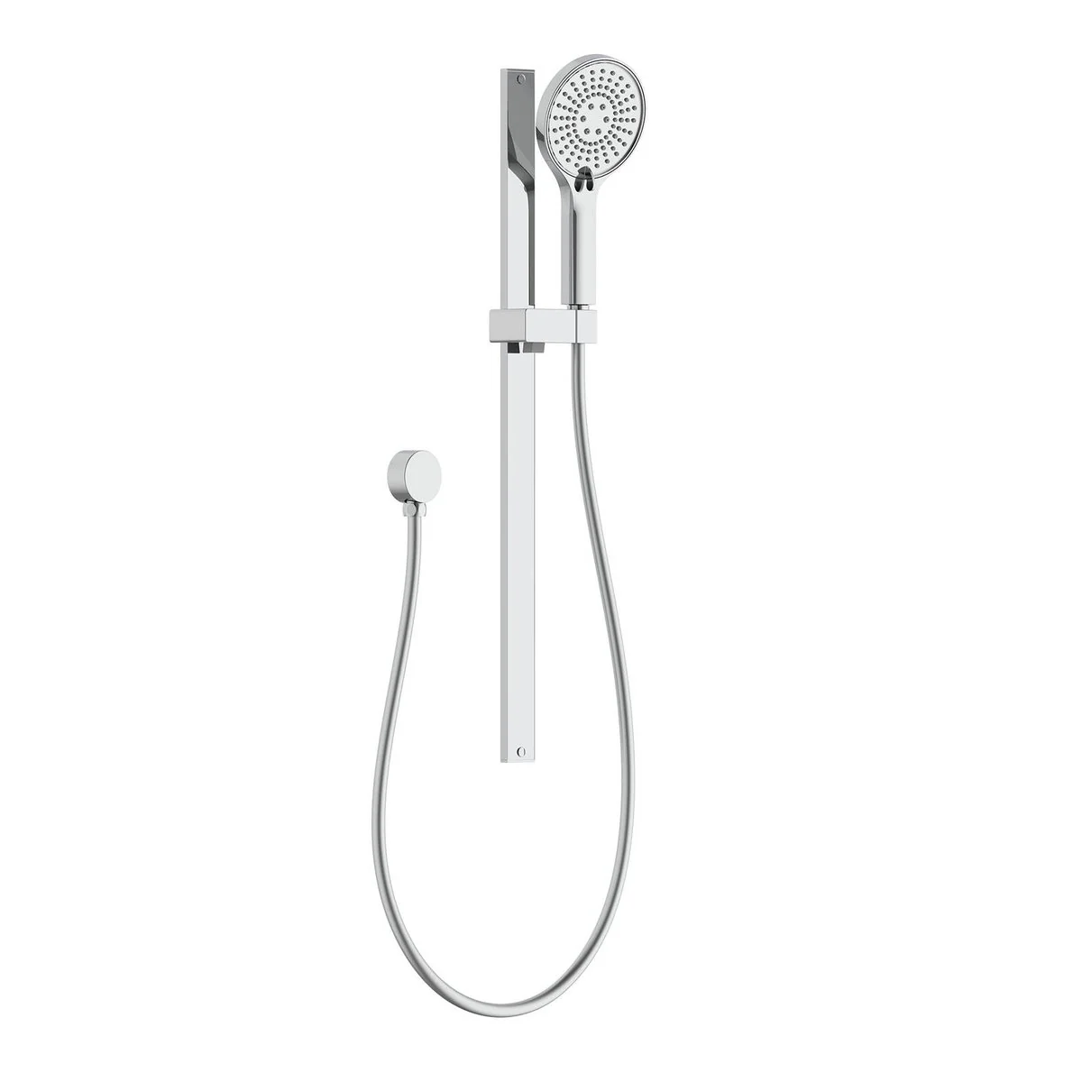 Mondella Resonance Chrome Shower Rail Set - 5 Functions - 125mm x 715mm - 3 Star WELS