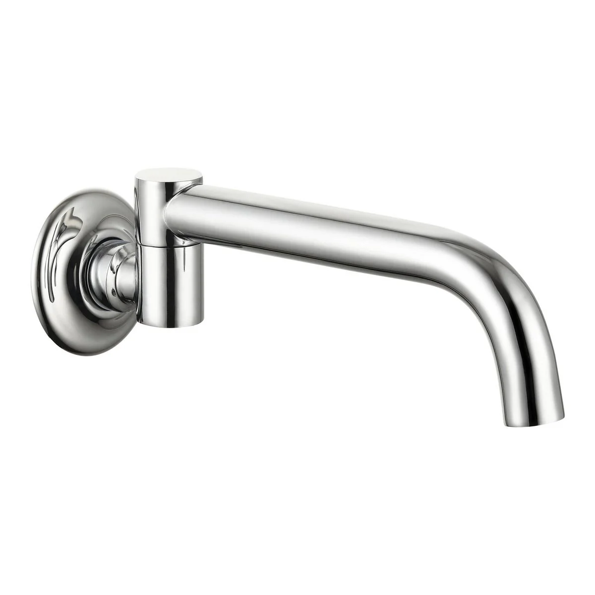 Mondella Swivel Bath Spout - Chrome - 185mm Reach - Modern Design