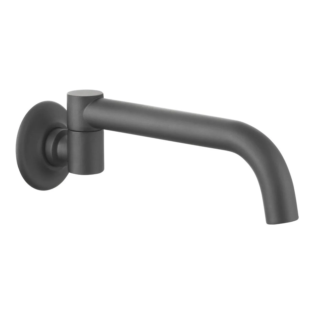 Mondella Swivel Bath Spout - Matte Black - 185mm Reach - Flexible Design