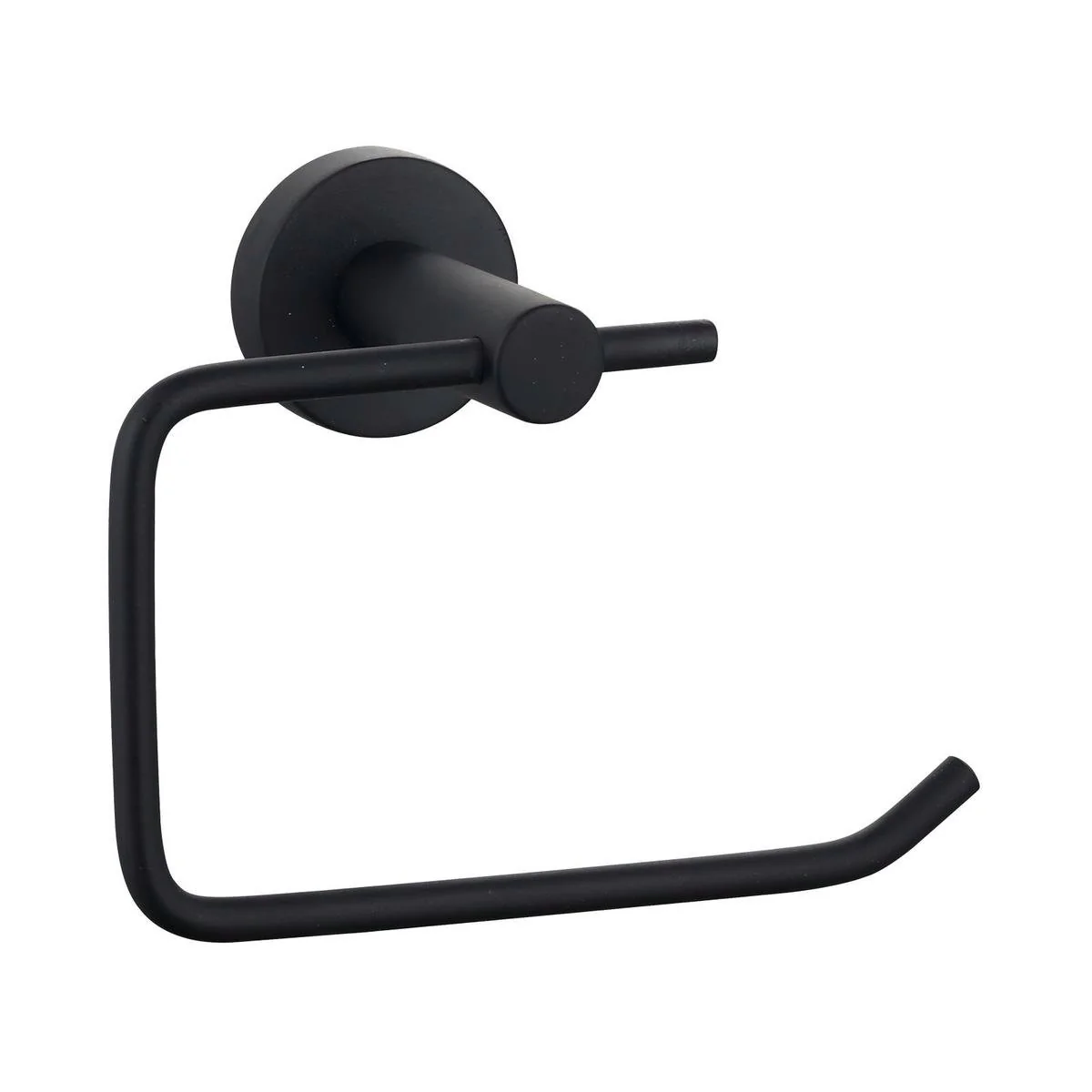 Mondella Matte Black Toilet Roll Holder - 150mm x 120mm x 70mm