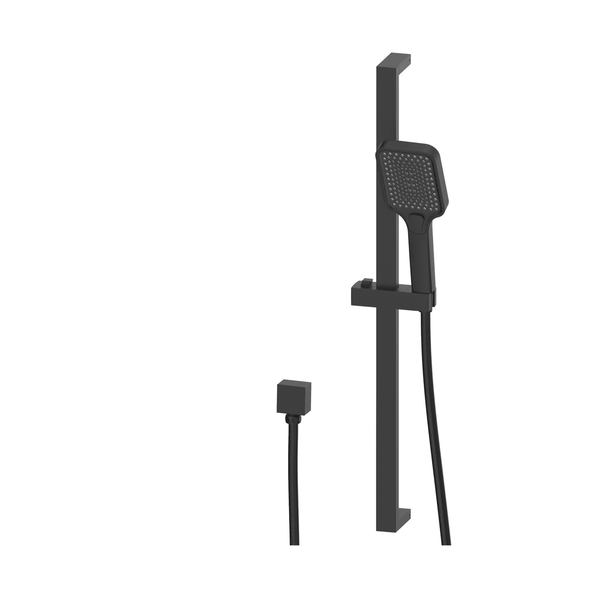 Mondella Wels Multifunction Rail Shower 9L/min 1180mm Black Matte - Image 2