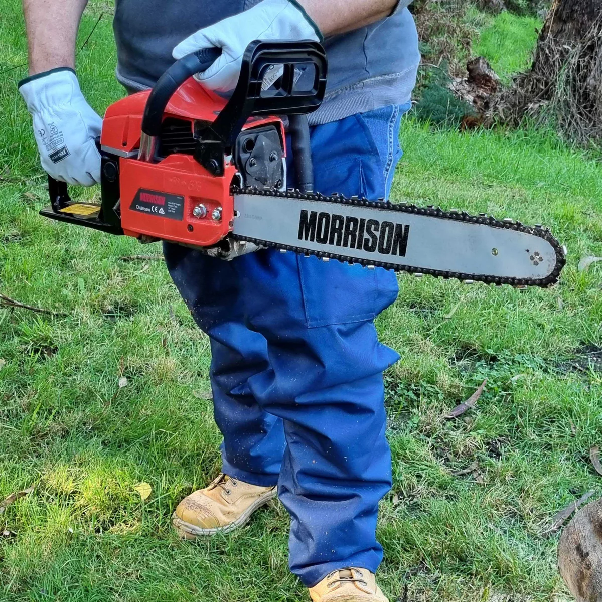 Morrison MCS45E Petrol Chainsaw 553056 - 45cc - 18" Bar - Easy Start - Safe - Image 4