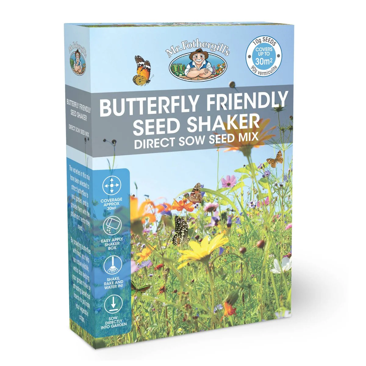 Mr Fothergill Butterfly Friendly Flower Mix - 100g - Seed - Attracts Butterflies