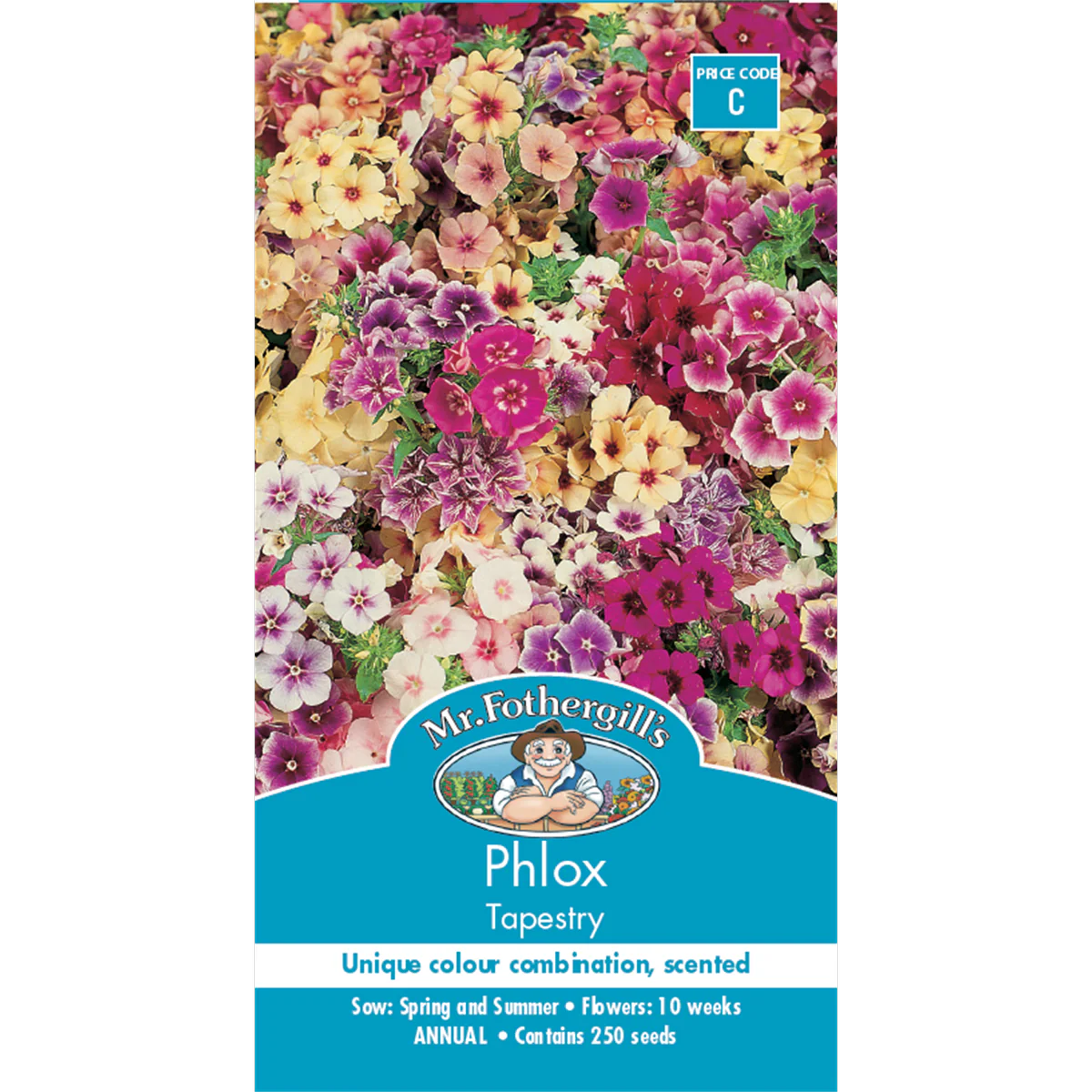 Mr Fothergill Phlox Seeds - 45cm - Half Hardy Annual - Fragrant Flowers