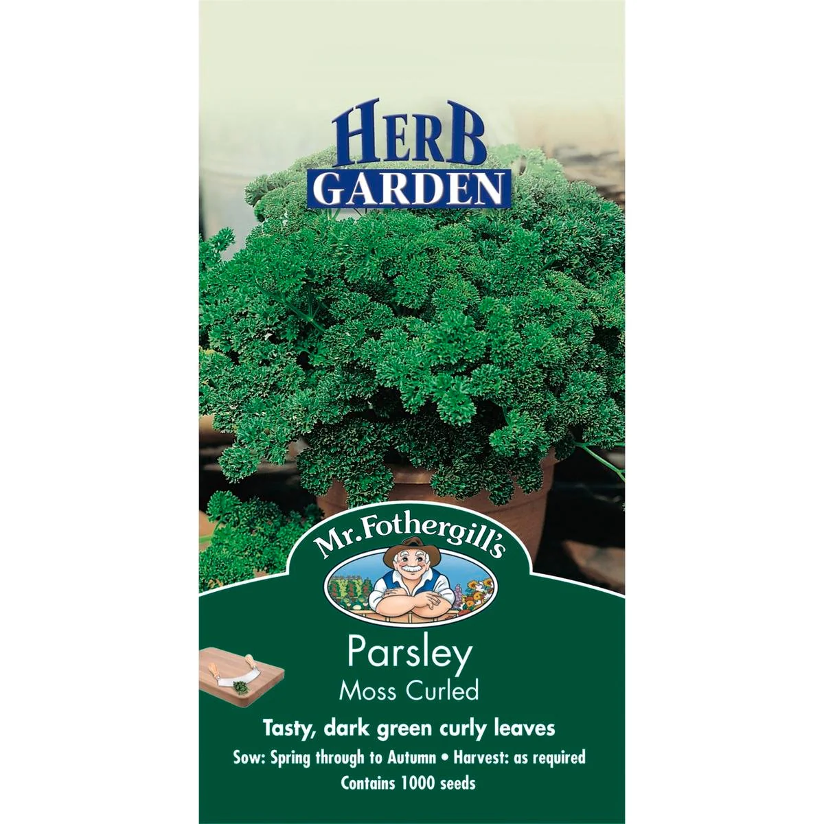 Mr Fothergill S Moss Curled Parsley Seed - 30cm - Green - Hardy