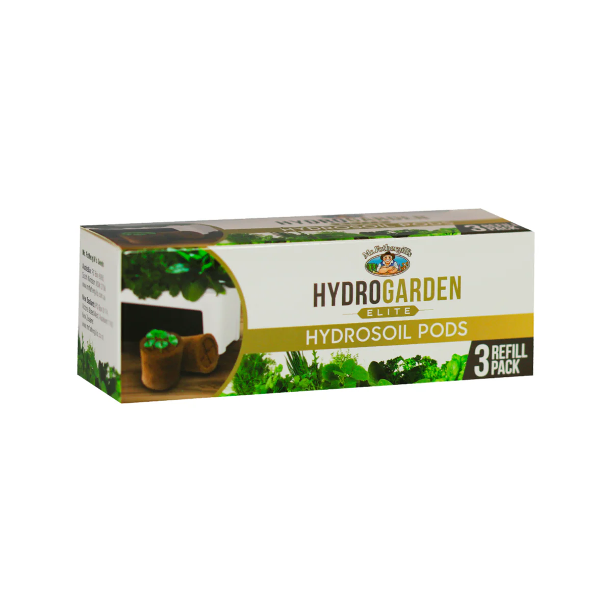 Mr Fothergill's HydroGarden Elite Hydrosoil Pod Refill 3 Pack - 140mm x 60mm x 40mm - Natural Peat & Coir - Image 3