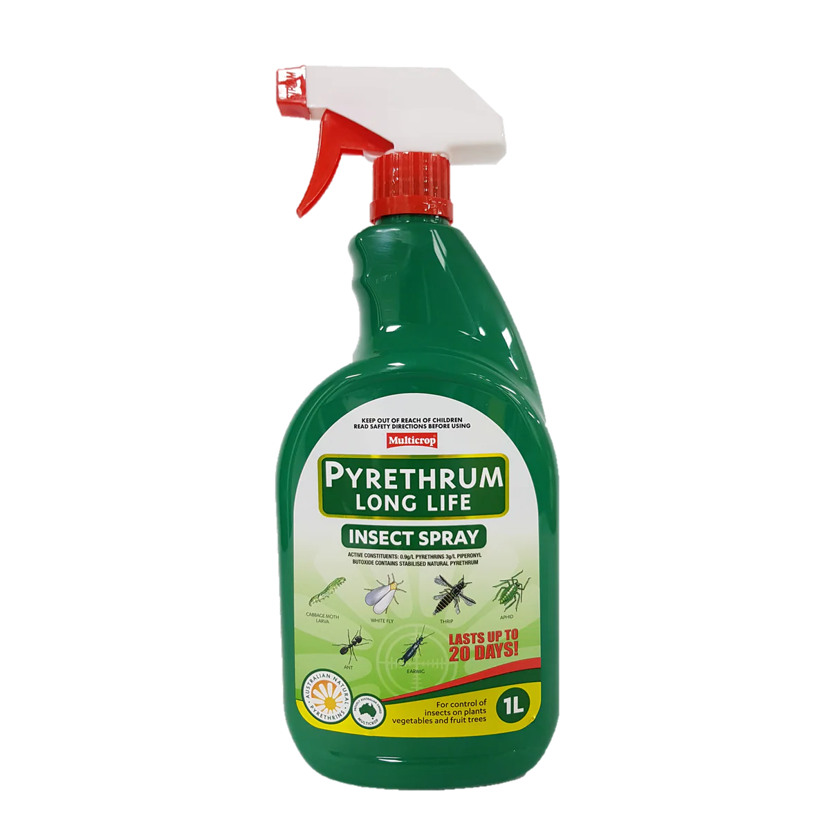 Multicrop Pyrethrum Insecticide - 1L - Natural Pyrethrum - Long Life