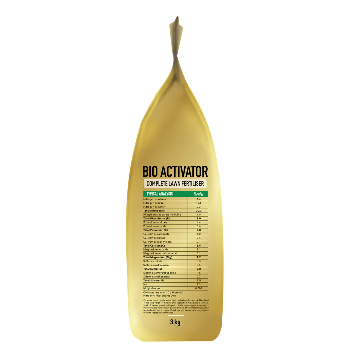 Munns Professional Bio Activator Lawn Fertiliser - 3kg Granular - 180 m² Coverage - Promotes Healthy Grass - Image 3