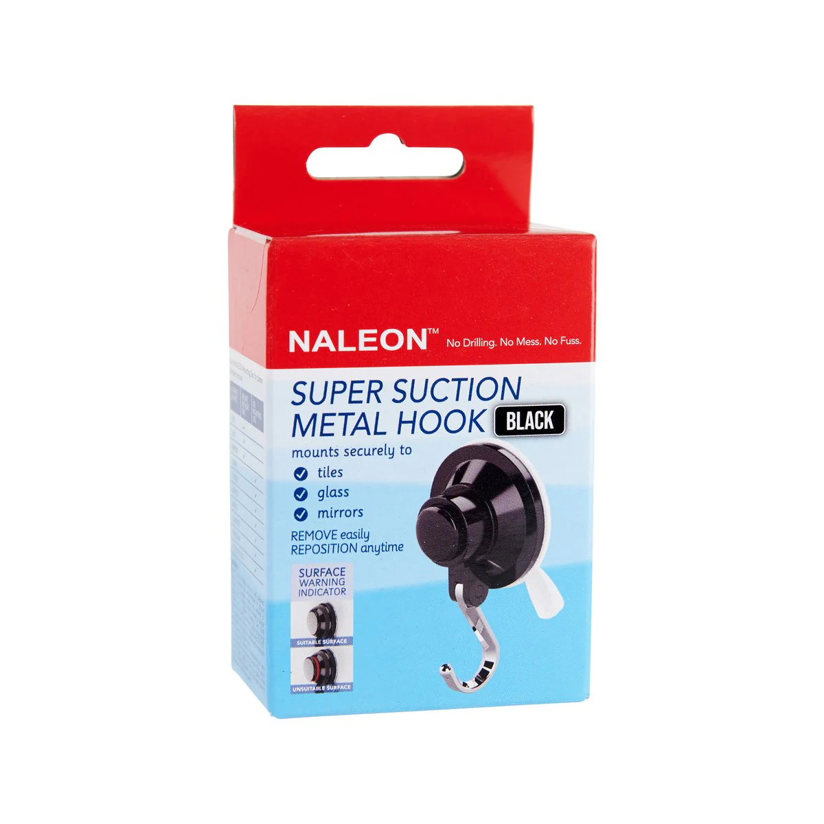 Naleon Super Suction Hook - 3kg - Stainless Steel - Removable - Image 2