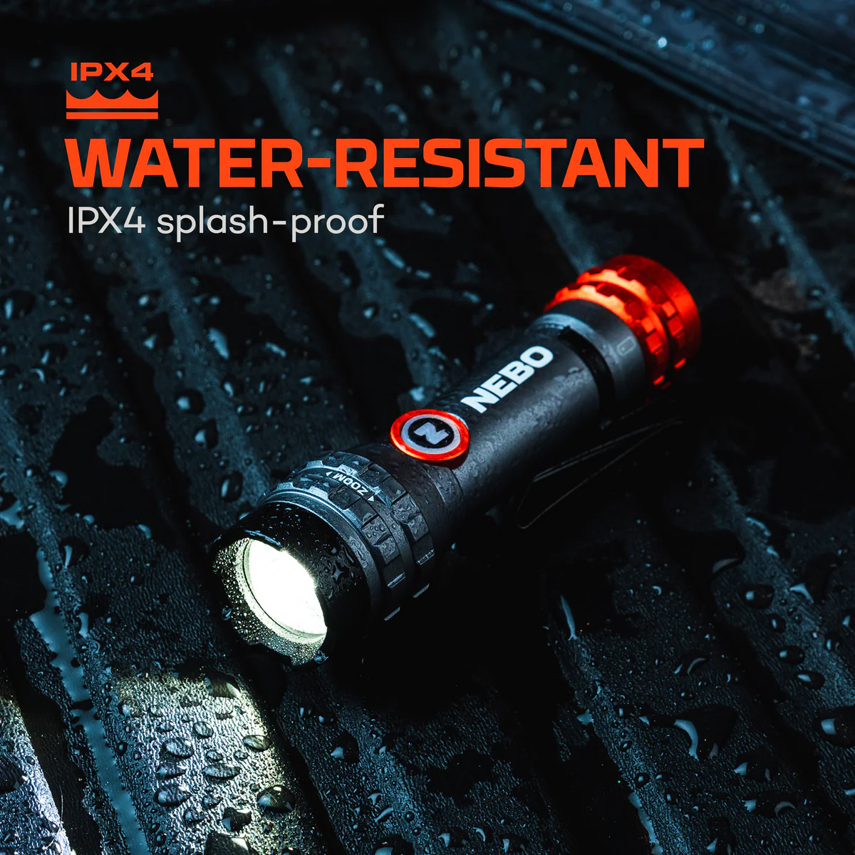 Nebo Davinci Flex Torch - 450 Lumen - 6x Zoom - Rechargeable - Water-Resistant - Image 5