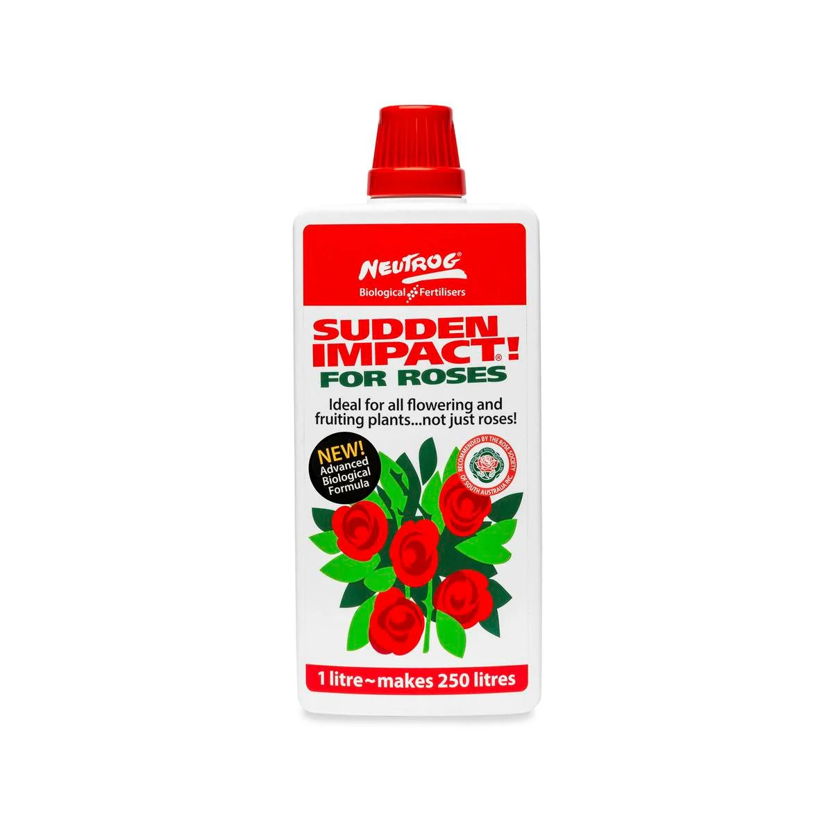 Neutrog Sudden Impact for Roses Liquid Fertiliser 1L - Promotes Flowering