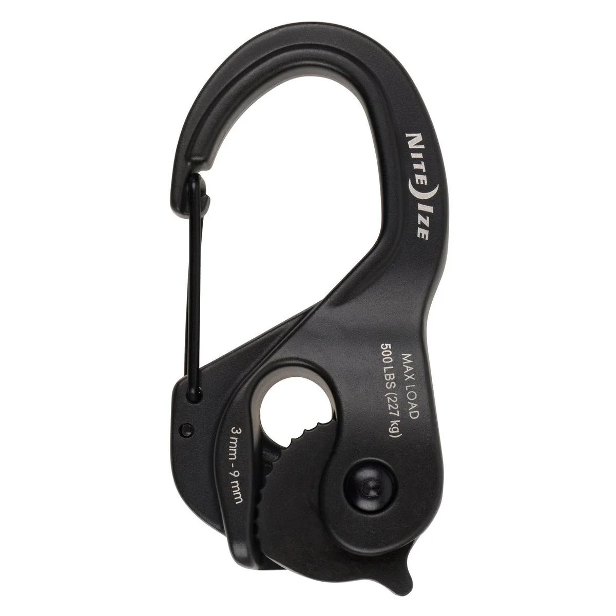 Nite Ize Large Camjam Xt Aluminium Rope and Cord Tighteners - 500 lbs - Black