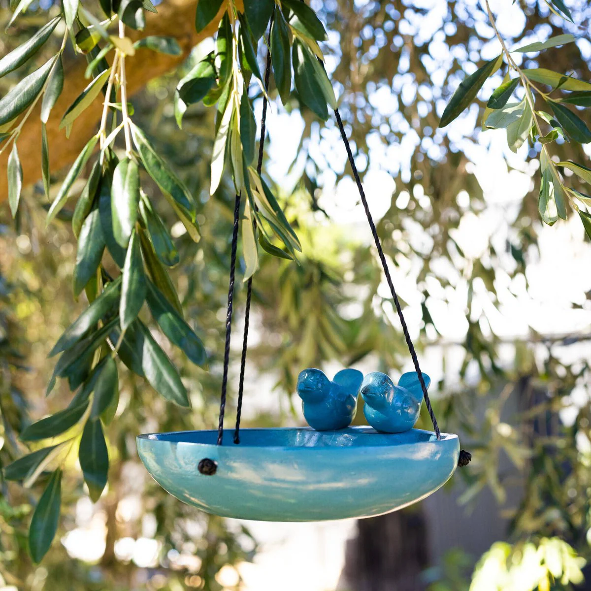 Northcote Pottery Seville Bird Feeder 31 x 12cm Teal - Image 2