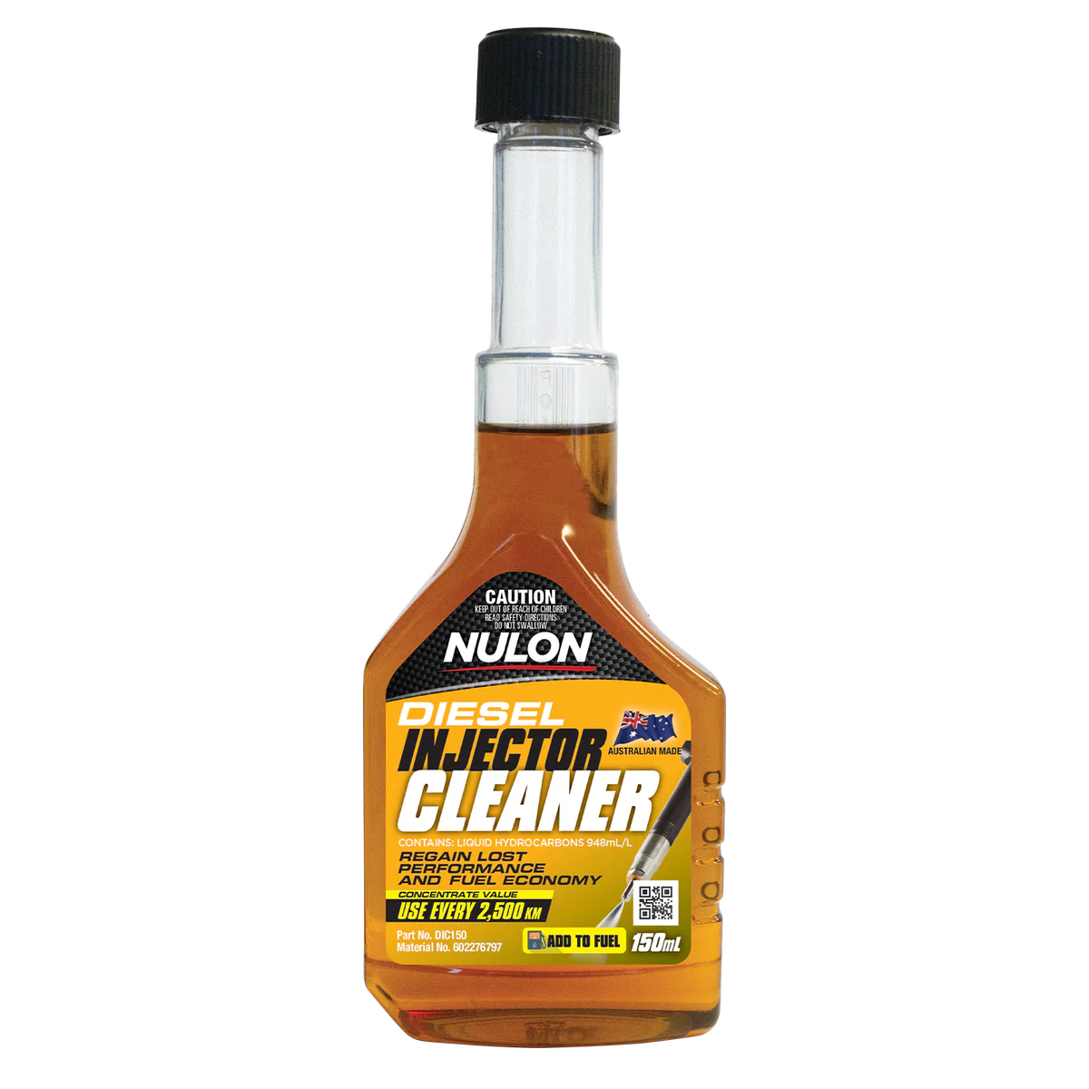 Nulon Diesel Injector Cleaner - 150ml - Cleans Diesel Engines, Reduces Smoke