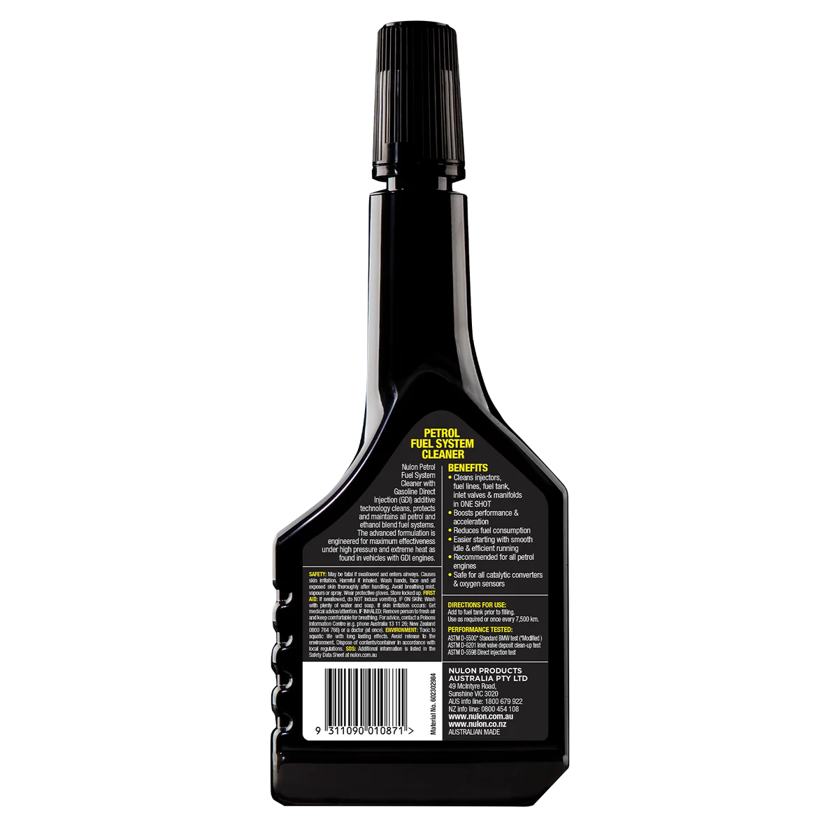 Nulon Petrol Fuel System Cleaner - 300ml - Cleans Injectors & Reduces Fuel Consumption - Image 2