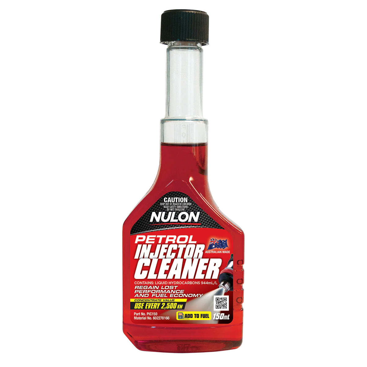 Nulon Petrol Injector Cleaner - 150ml - Cleans Fuel Injectors & Carburettors