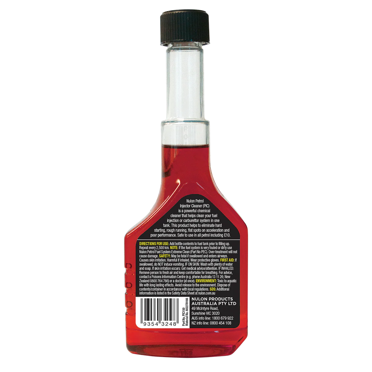 Nulon Petrol Injector Cleaner - 150ml - Cleans Fuel Injectors & Carburettors - Image 2