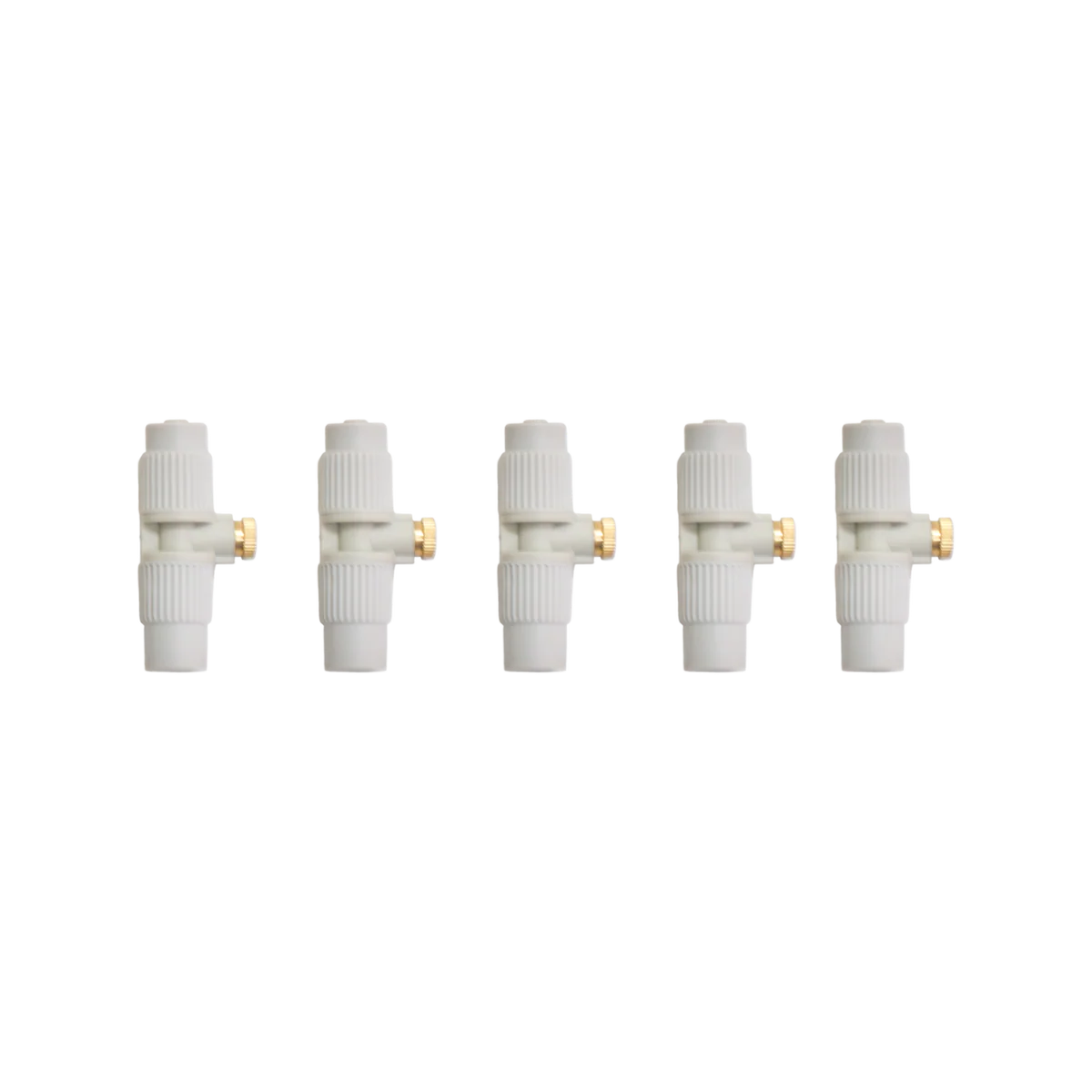 Nylex Misting System Nozzles 5 Pack - Brass - 150mm x 10mm x 100mm - Grey