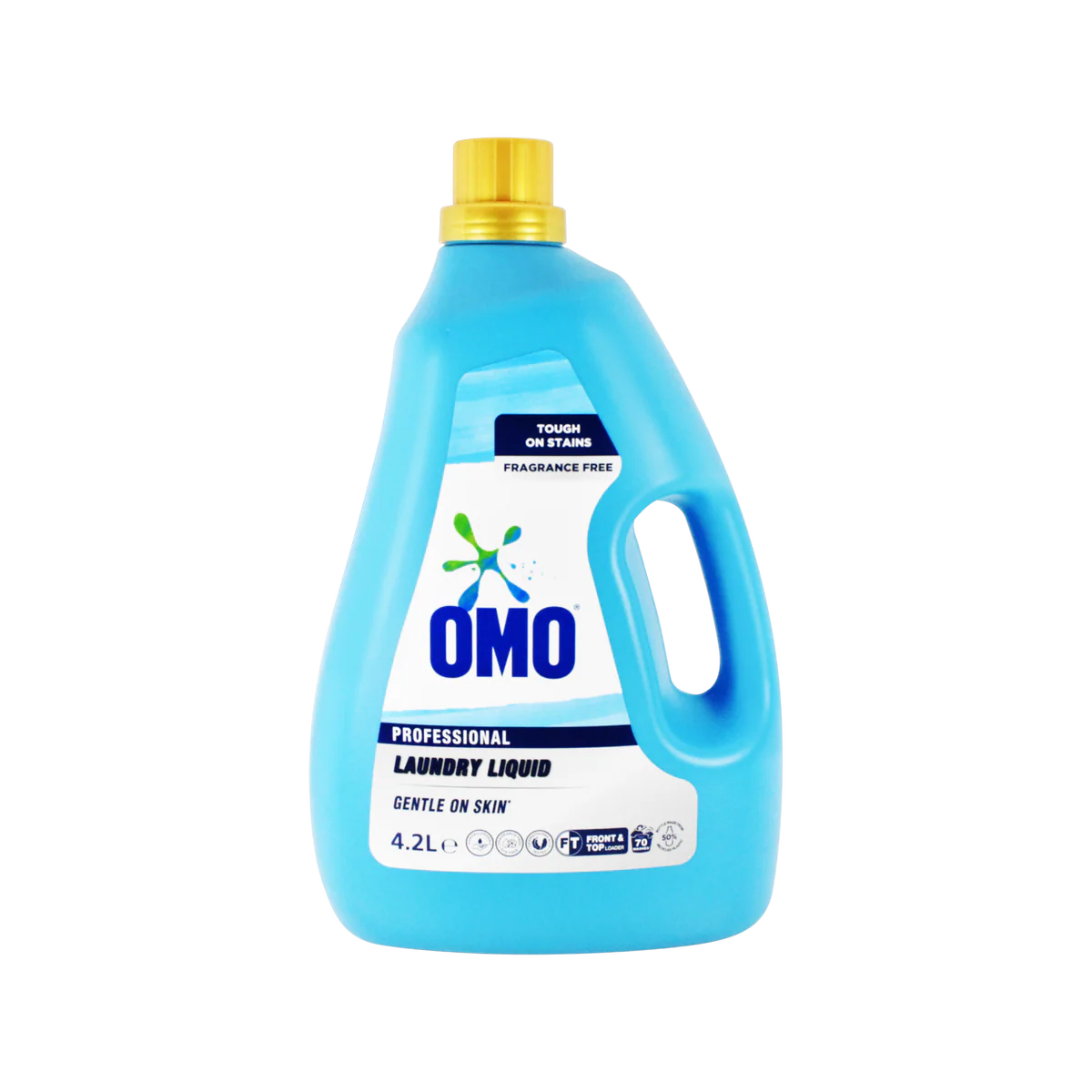 Omo Professional Laundry Liquid - 4.2L - Fragrance Free - Tough on Stains