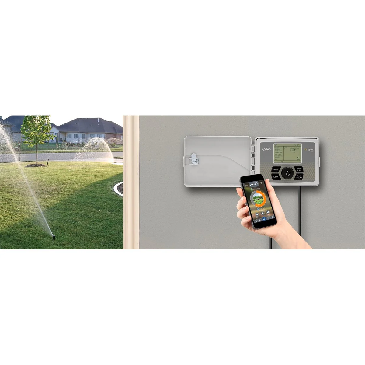 Orbit B-Hyve Irrigation Controller - 6 Station - Plastic - Wi-Fi Enabled - Image 3