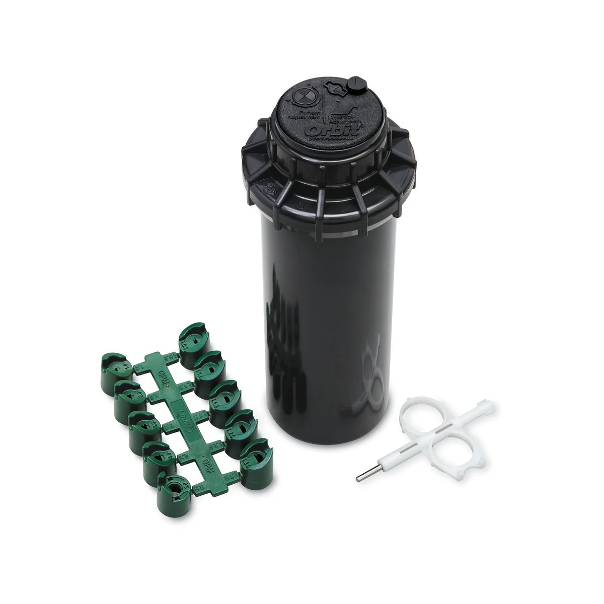 Orbit Voyager II Gear Drive Sprinkler - 55661 - 7 to 15m Coverage - Black - Image 2