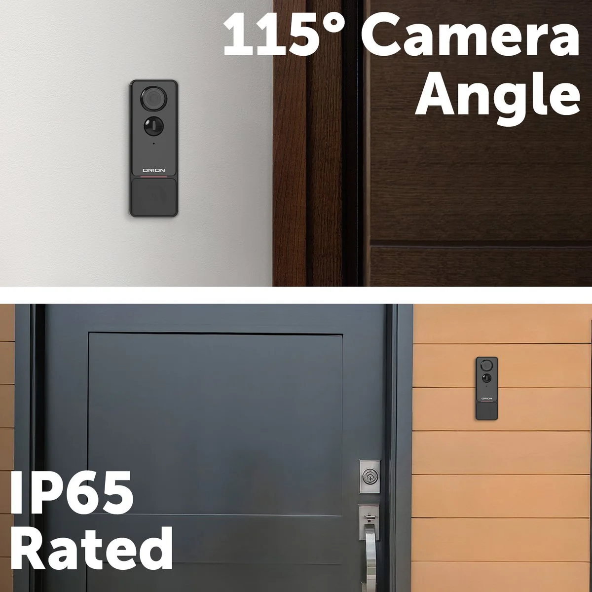 Orion Grid Connect Smart Rechargeable Video Doorbell Camera - 2K HD - Two-Way Audio - Motion Detection - IP65 Weather Resistant - Image 5