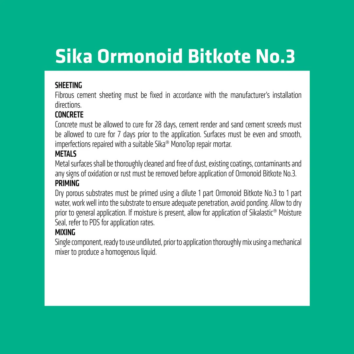 Ormonoid Waterproof Compound - 4L - Water Based - Fast Drying - Image 3