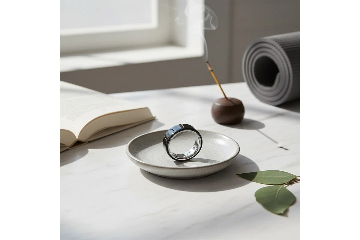 Oura Ring 4 Black Titanium, Size 9 - Advanced Wellness Tracker - Image 3