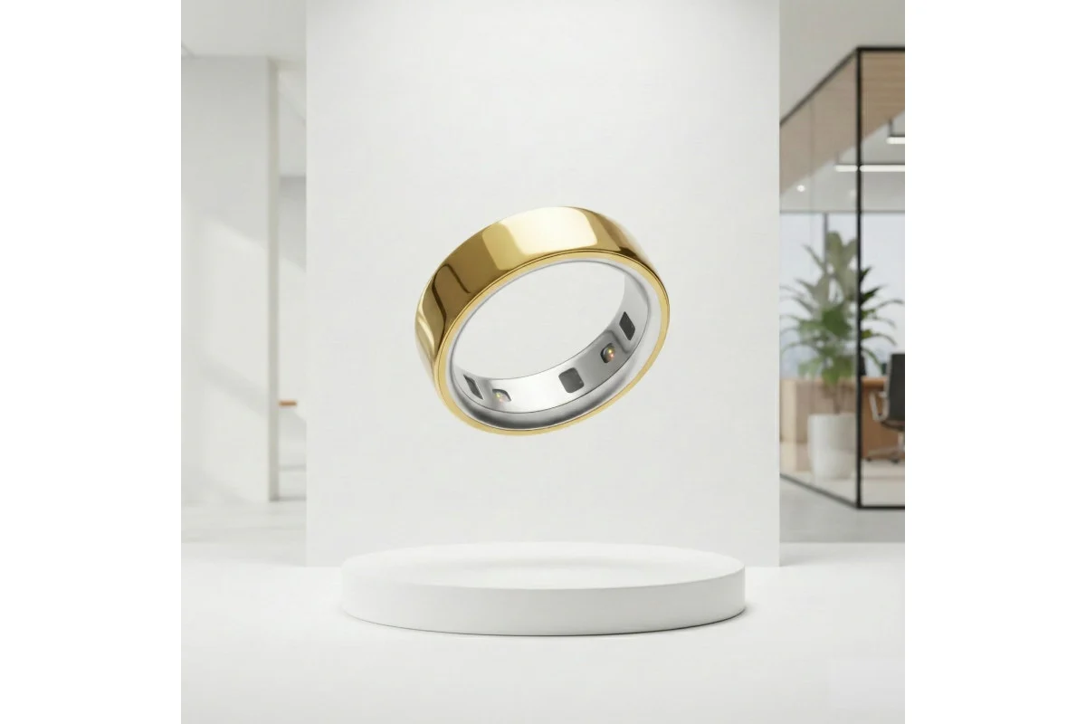 Oura Ring 4 Gold Size 10 - Advanced Wellness Tracker in Titanium - Image 2