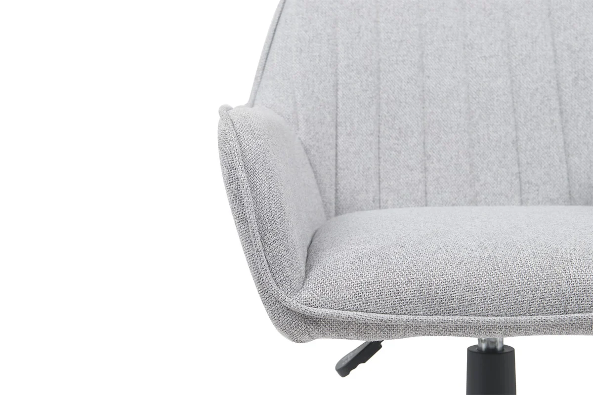 Ovela Milly Grey Fabric Office Chair - Adjustable & Comfortable Design - Image 12