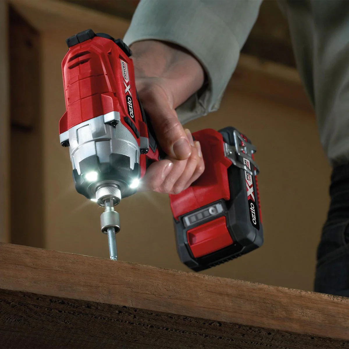 Ozito Cordless Compact Drill & Impact Driver Kit - 18V - Plastic - DIY Use - Image 2