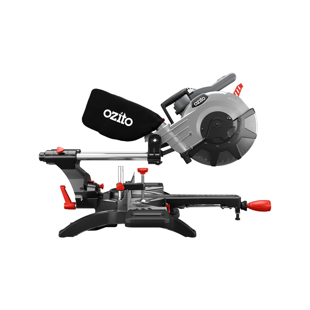 Ozito Double Bevel Sliding Mitre Saw - 254mm - Aluminium - Laser Guide - Image 2