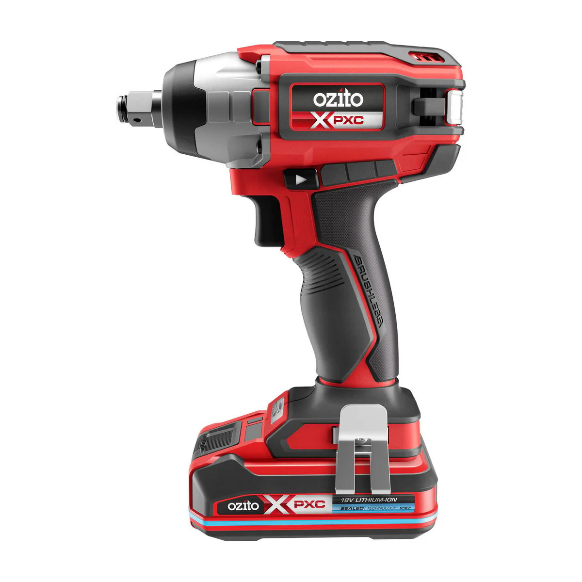 Ozito PXC 18V Brushless 1/2" Impact Wrench Kit - 10 Impact Sockets - 230NM Torque - Image 2