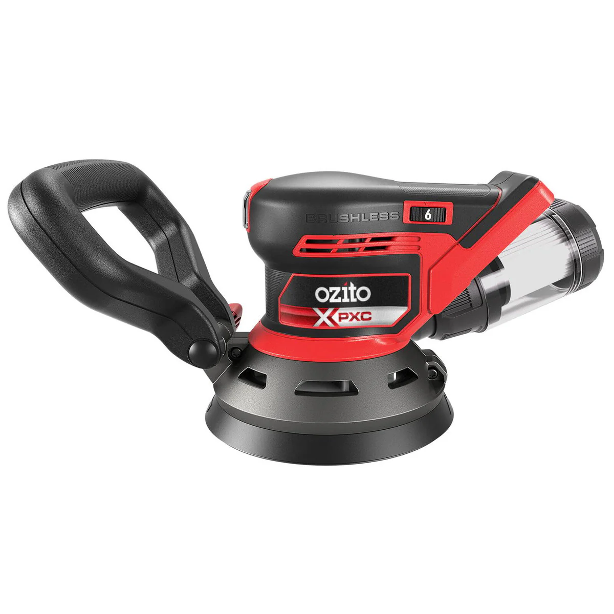 Ozito PXC 18V Brushless Random Orbital Sander PXBROS 125 - 277mm x 150mm - Efficient Material Removal - Image 2