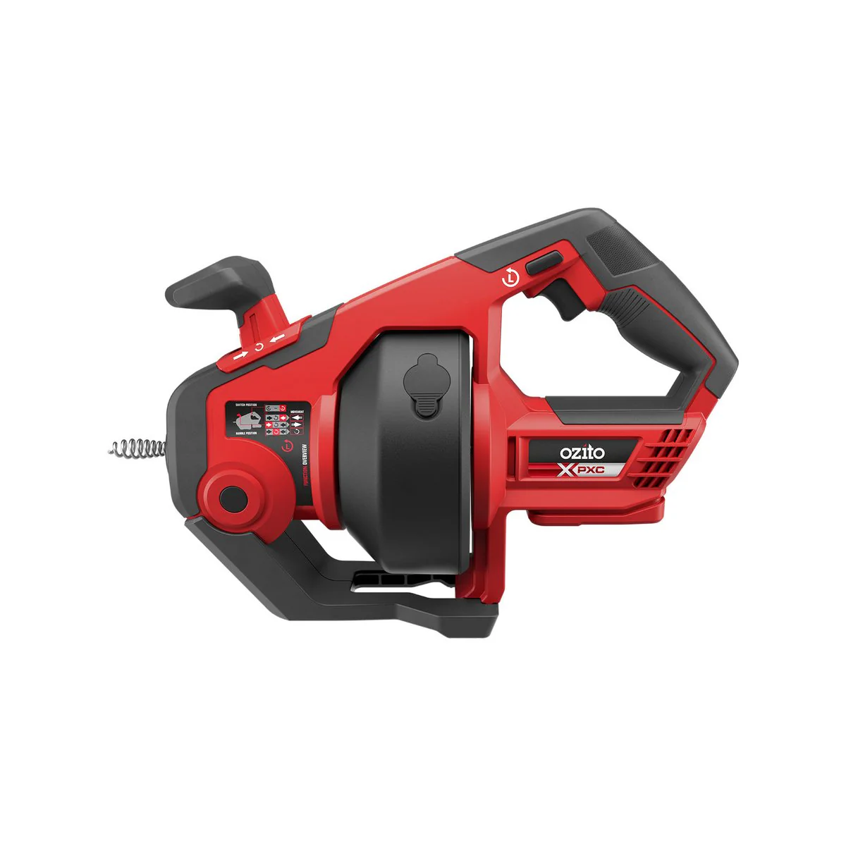 Ozito PXC 18V Drain Cleaner PXDCS 018 - 7.6m Coil - Cordless Unclogging Tool - Image 2