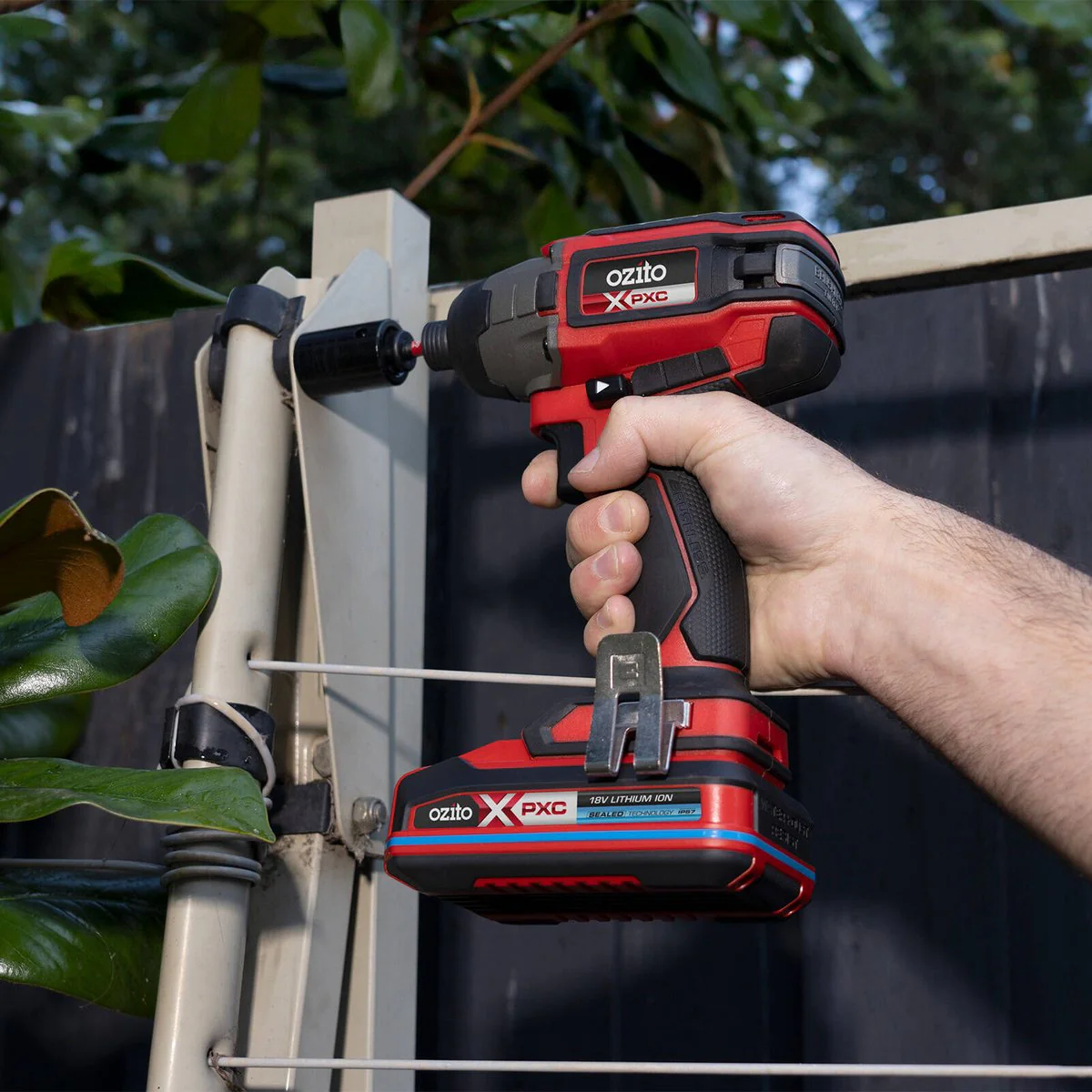Ozito PXC 18V Impact Driver - 220Nm Torque - Brushless Motor - Skin Only - Image 5