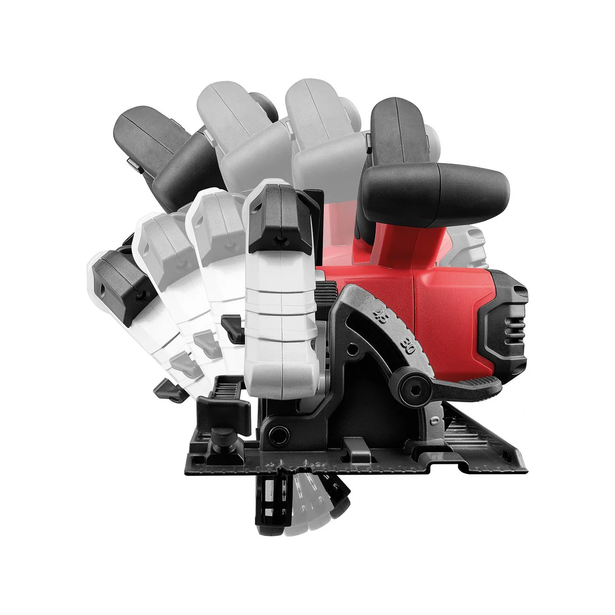 Ozito PXC Brushless Circular Saw - 18V - 184mm - Adjustable Depth - Red/Black - Image 3