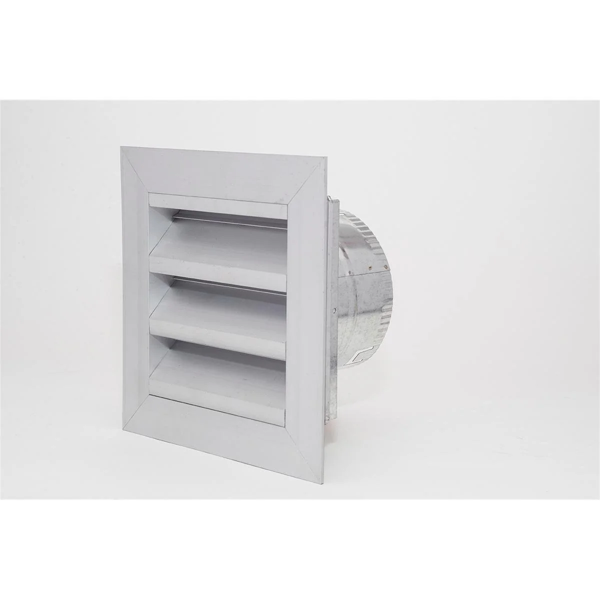 Pacific Air 125mm Aluminium Weatherproof Louvre Vent - Grey - Durable - Pest Resistant