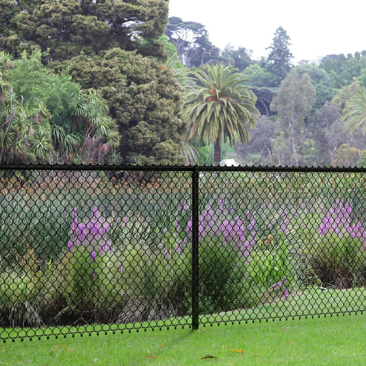 Peak Chain Link Fencing 38mm Black Line Post Cap - Durable Die-Cast Aluminium - Easy Installation - Image 4