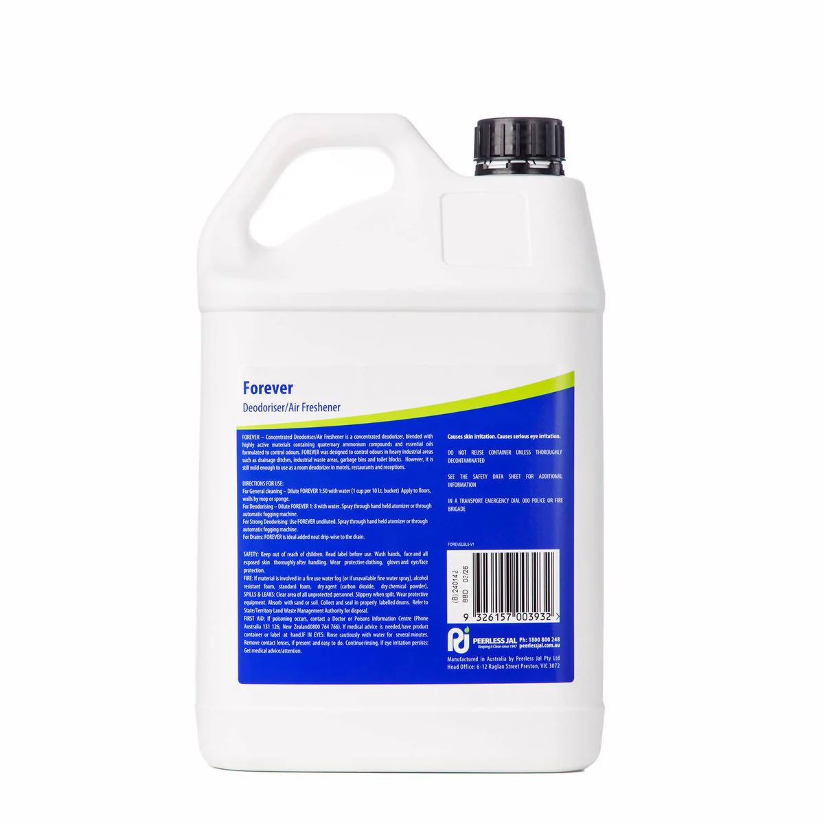 Peerless Jal Deodoriser - 5L - Liquid - Antibacterial Concentrate - Image 2